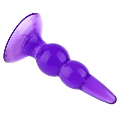 Фиолетовая анальная пробка Bulbs Probe - 12,2 см. фото 3