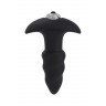Черная анальная вибровтулка SINGLE SPEED LOVE ARROW PLUG - 9 см., фото