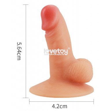 Телесный пенис-сувенир Universal Pecker Stand Holder фото 2