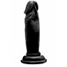 Чёрный фаллоимитатор Realistic Cock 6 - 15 см., фото
