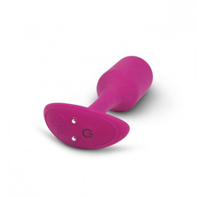 Розовая пробка для ношения с вибрацией Snug Plug 2 - 11,4 см. фото 2