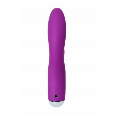 Фиолетовый вибратор с ресничками Anita - 18 см. фото 4