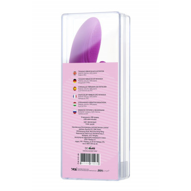 Фиолетовый вибратор с ресничками Anita - 18 см. фото 10