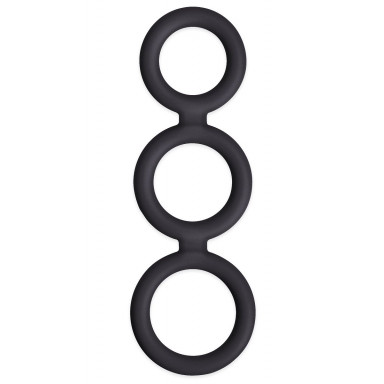 Тройное эрекционное кольцо Renegade Triad Cock Ring, фото