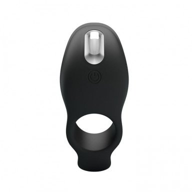 Черное кольцо на пенис с вибрацией Vibration Penis Sleeve фото 3