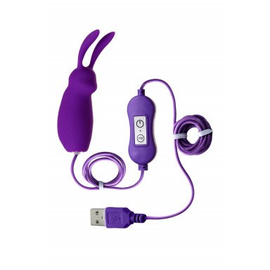 Фиолетовое виброяйцо с пультом управления A-Toys Bunny, работающее от USB фото 2