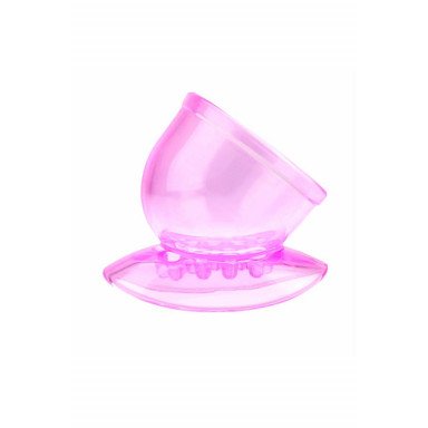 Розовая насадка для массажера Magic Wand - 7,5 см. фото 4