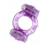 Фиолетовое виброкольцо с двумя вибропульками, фото