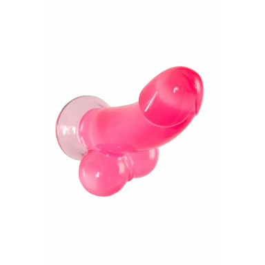 Розовый реалистичный фаллоимитатор Fush - 18 см. фото 5