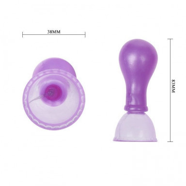 Фиолетовые вакуумные помпы для сосков с вибрацией фото 3