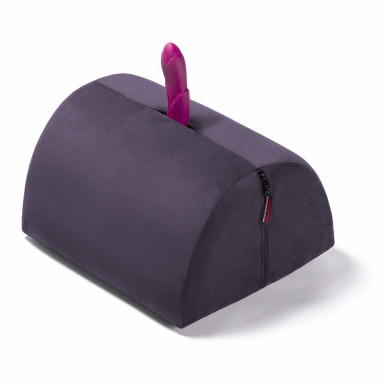 Фиолетовая секс-подушка с отверстием для игрушек Liberator BonBon Toy Mount фото 2