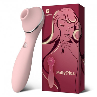 Розовый мембранный вибростимулятор клитора Polly Plus - 16,8 см. фото 3