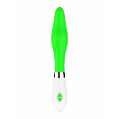 Зеленый фигурный вибратор Athamas - 22,7 см. фото 3
