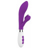 Фиолетовый вибратор-кролик Agave - 23,1 см., фото