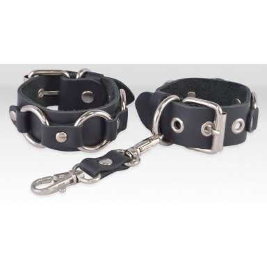 Черные кожаные наручники Властелин колец, фото