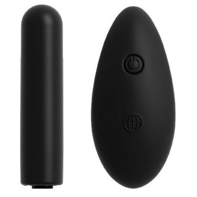 Черные трусики Remote Lace Peek-a-Boo XL-XXL с вибрацией и анальным стимулятором фото 7