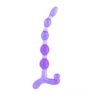 Фиолетовый анальный стимулятор - 22 см., фото