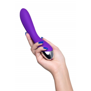 Фиолетовый вибратор «Дрючка-удовольствие» - 20,5 см. фото 7