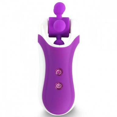 Фиолетовый оросимулятор Clitella со сменными насадками для вращения, фото