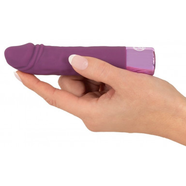 Фиолетовый вибратор-реалистик Realistic Vibe - 14,3 см. фото 5