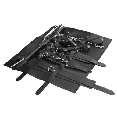 Оригинальный БДСМ-набор из 9 предметов в черной сумке фото 3