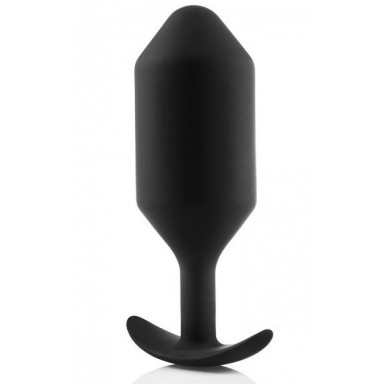 Черная анальная пробка для ношения B-vibe Snug Plug 6 - 17 см., фото