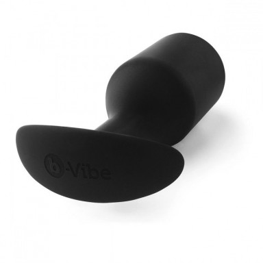 Черная анальная пробка для ношения B-vibe Snug Plug 6 - 17 см. фото 3