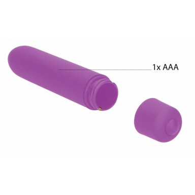 Набор фиолетовых вагинальных расширителей с вибропулей Silicone Vaginal Dilator Set фото 5