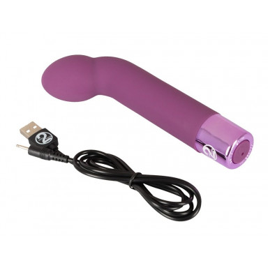 Фиолетовый G-стимулятор с вибрацией G-Spot Vibe - 16 см. фото 5