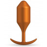 Пробка для ношения цветы бронзы B-vibe Snug Plug 4 - 14 см., фото