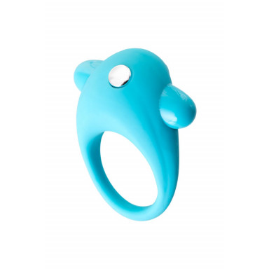 Голубое эрекционное силиконовое кольцо TOYFA A-Toys фото 3