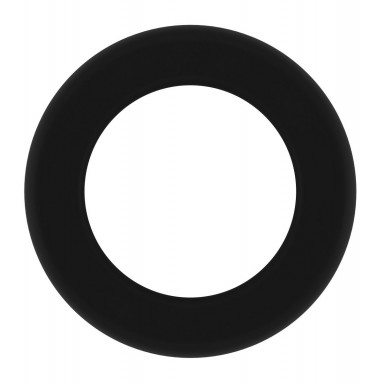 Чёрное эрекционное кольцо Cockring No.39 фото 2