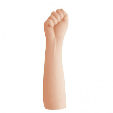 Телесный стимулятор в виде руки со сжатыми в кулак пальцами - 36 см., фото