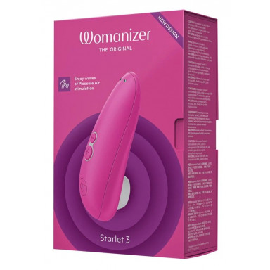 Розовый клиторальный стимулятор Womanizer Starlet 3 фото 5