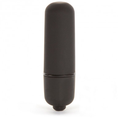 Черная вибропуля X-Basic Bullet Mini 10 speeds - 5,9 см., фото