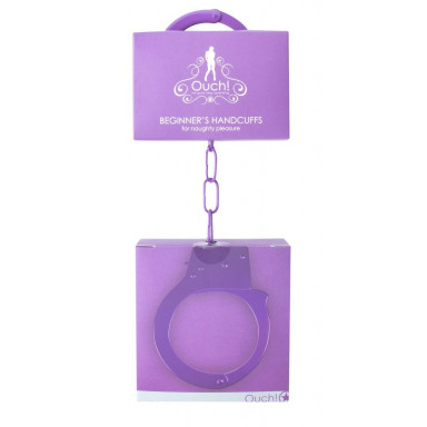 Фиолетовые наручники OUCH! Purple фото 2