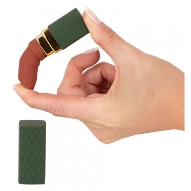 Зеленый вибратор-помада Luxurious Lipstick Vibrator фото 2