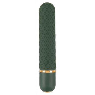 Зеленый мини-вибратор Luxurious Bullet Vibrator - 12,6 см., фото