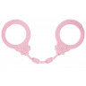 Розовые силиконовые наручники Suppression, фото
