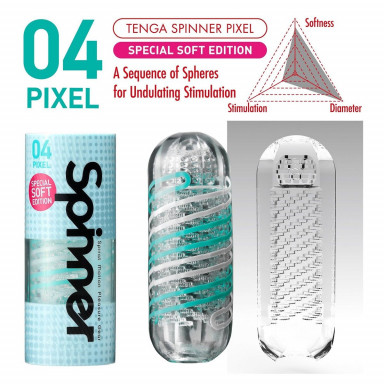 Мастурбатор SPINNER Pixel Special Soft Edition фото 2