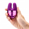Фиолетовый вибратор с ушками Le Wand Double Vibe, фото