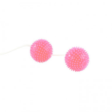 Розовые вагинальные шарики Love Balls, фото
