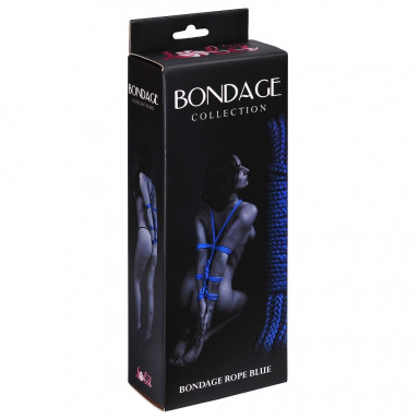 Синяя веревка Bondage Collection Blue - 9 м. фото 2