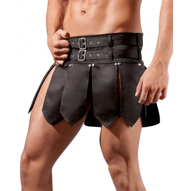 Мужская юбка гладиатора, M, черный, фото