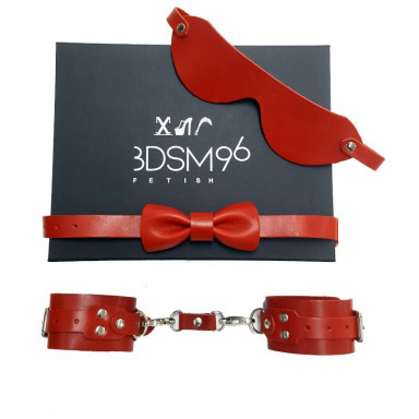 БДСМ-набор в красном цвете Джентльмен, фото