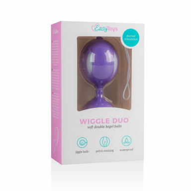 Фиолетовые вагинальные шарики Wiggle Duo фото 4