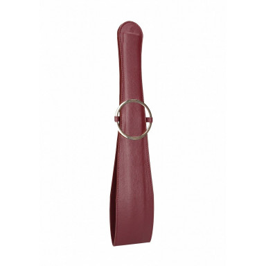 Удобная бордовая шлепалка Belt Flogger - 54 см. фото 3