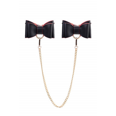 Черно-красный бондажный набор Bow-tie фото 4