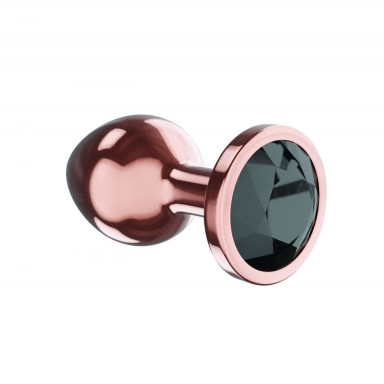 Пробка цвета розового золота с черным кристаллом Diamond Jet Shine S - 7,2 см. фото 2