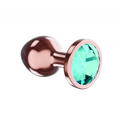 Пробка цвета розового золота с малиновым кристаллом Diamond Topaz Shine L - 8,3 см. фото 2